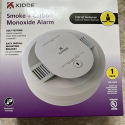 (2)Kiddie Smoke And Carbon Monoxide Alarms New In Box Sealed