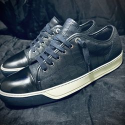 Lanvin DBB1 Crocodile Sneaker Men’s Shoes Designer 