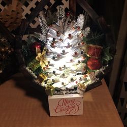 Handmade Christmas Baskets And Wreaths 