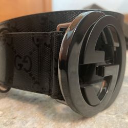 Gucci Interlocking GG Belt Black