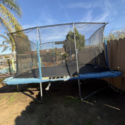 14ft 7ft Rectangular Trampoline with Net