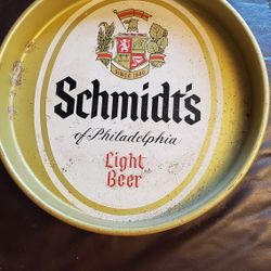 Vintage Schmists Beer Bar Tray