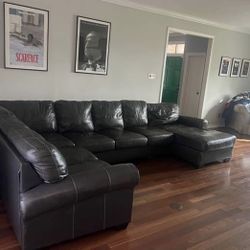Leather Couch 