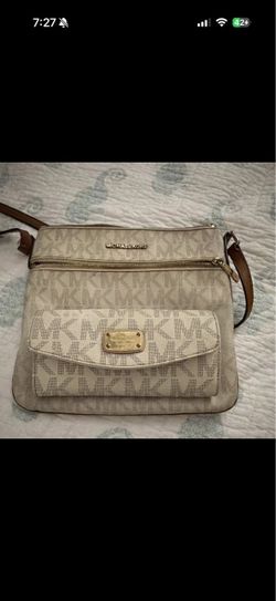 Michael Kors MK Signature Crossbody Bag and matching wallet