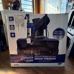 Snowjoe snow Thrower 15in