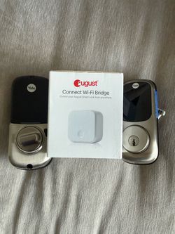 Yale touchscreen Zwave deadbolt satin nickel
