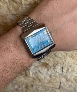 Vintage 1970s Invicta Crown "Fast Beat" Automatic Watch – Rare TV Case $275 or trade.