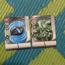 Bakugan Battle Brawlers B1 Vintage Metal Gate Cards Tornado Alley Whirlpool