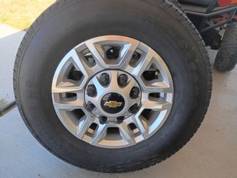 17 new rims and tires for 2026 Chevy Silverado 2500hd 0 miles