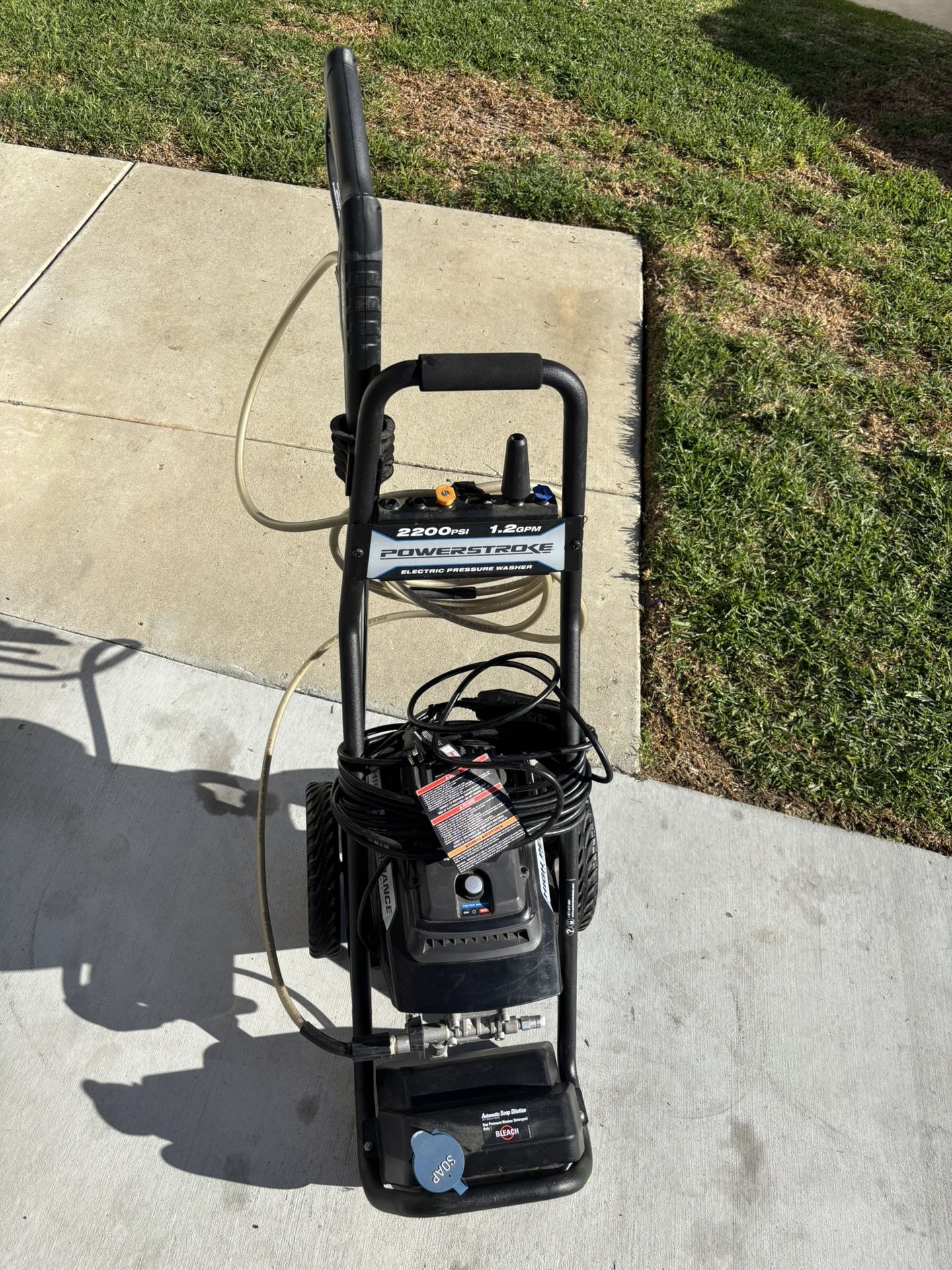 PowerStroke 2200 PSI Electric Pressure Washer Power Washer – Great Condition