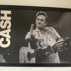 Johnny Cash 39” x 27”