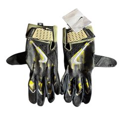 Nike Alpha Varsity Camo Batting Gloves Sz Adult Medium FB2311-338 Baseball Green