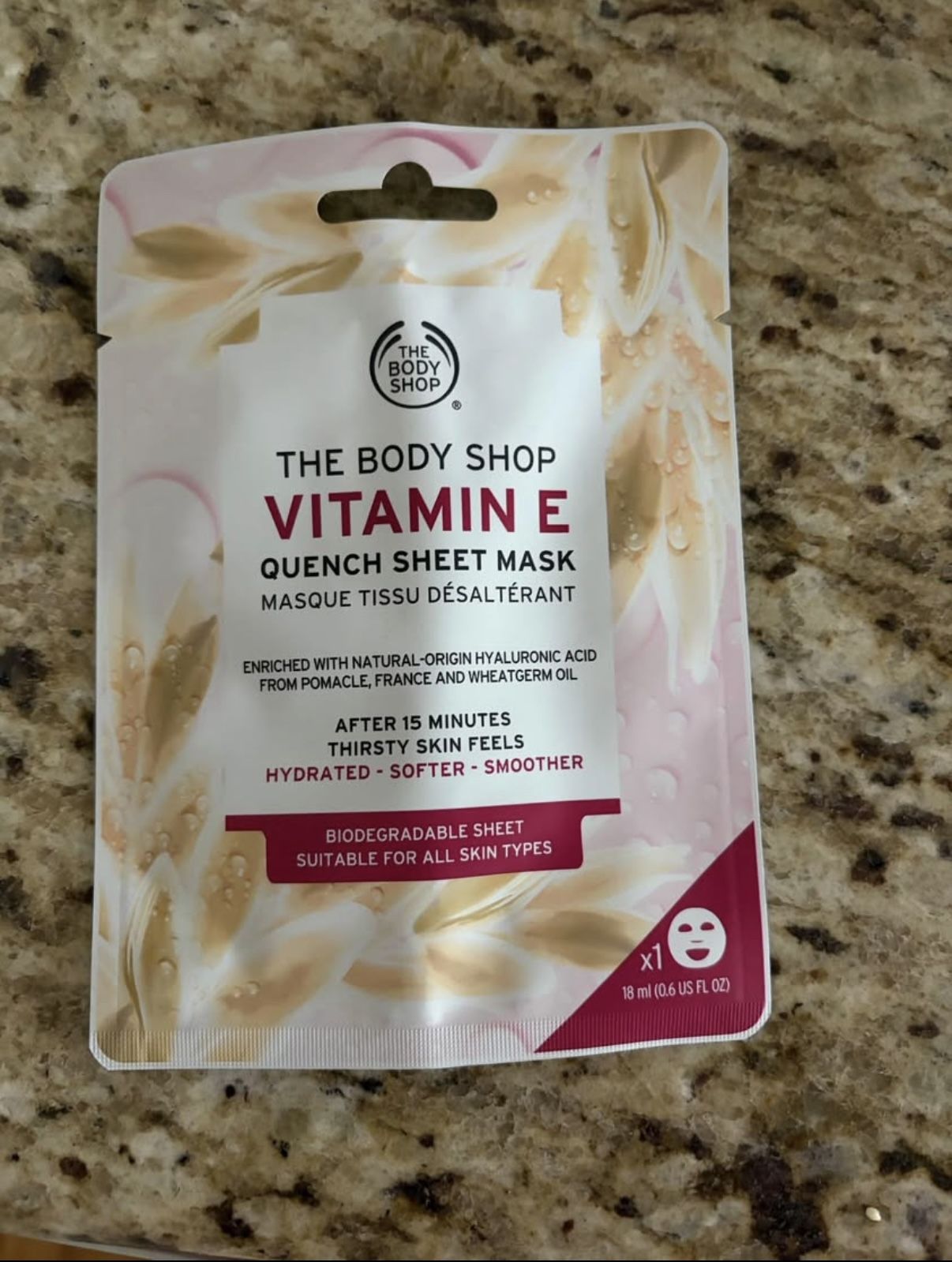 The body Shop Vitamin E Sheet Mask 