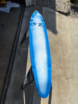 Surf Designs Blue skateboard deck