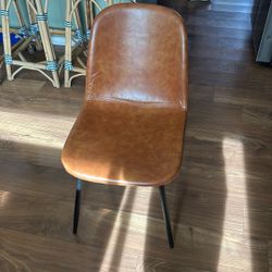 Faux Leather Dining Chairs - 10 Chairs