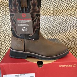 WOLVERINE SOFT TOE BOOTS SIZE 9 9.5 And 10