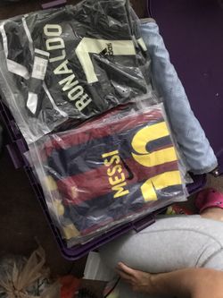 Real Madrid Ronaldo - Barcelona Messi Jerseys