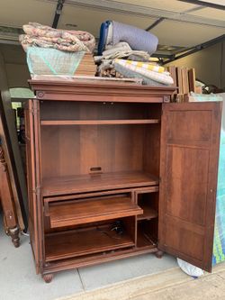 Ethan allen sale computer armoire