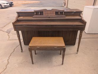 Wooden piano