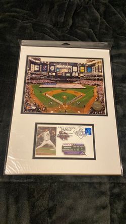 2001 World Series Arizona Diamondbacks Matted Photo Set