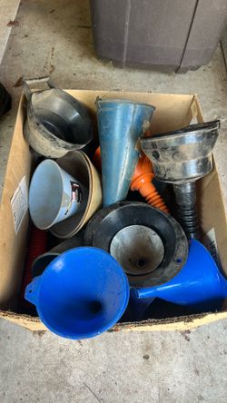 Box of funnels for anything