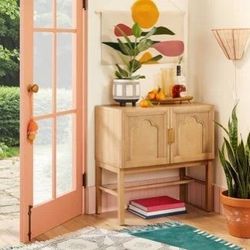 Reseda Pencil Rattan Console Table Natural