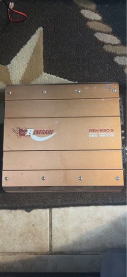 Renegade 850watt amp