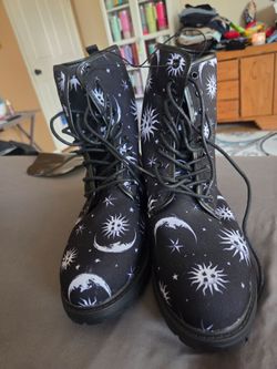 Sun and moon boots