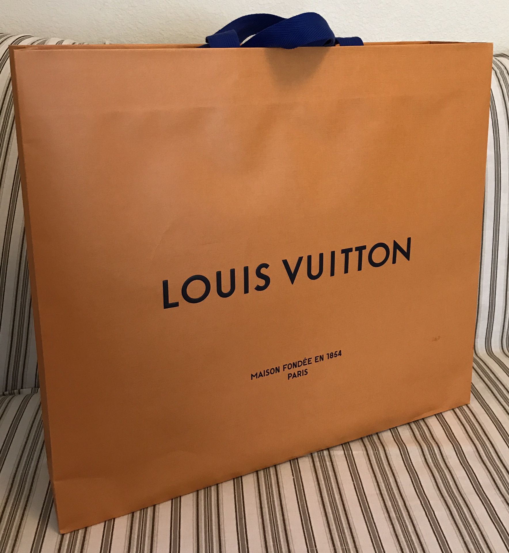 Authentic Louis Vuitton Box with Paper Bag and Magazines