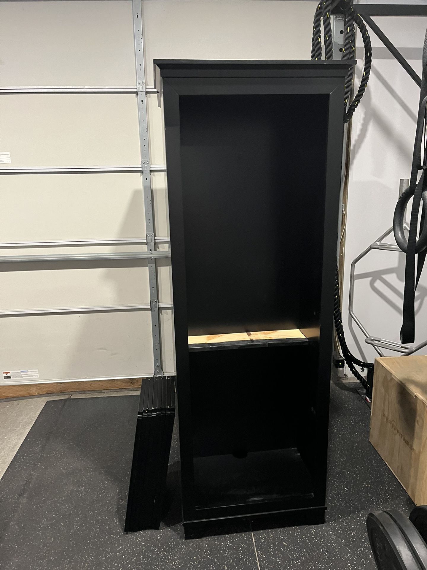 Set Of 2 Black Crate & Barrel Bookshelves (6’ X 2’)