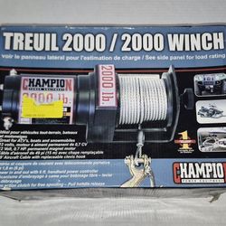 CHAMPION 2000lb ATV Winch NIB NEW!