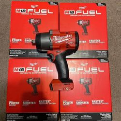 Milwaukee M18 FUEL 18V Lithium-Ion Brushless Cordless 1/2 in. Impact Wrench with Friction Ring (Tool-Only)