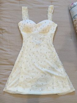 Windsor Miriam Pearl Beaded Formal Mini Dress