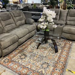 2 Pc Recliner Sofa Set