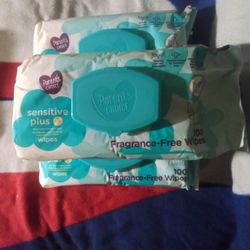 100 Ct. Parents Choice Sensitive Plus Fragrance Free Wipes