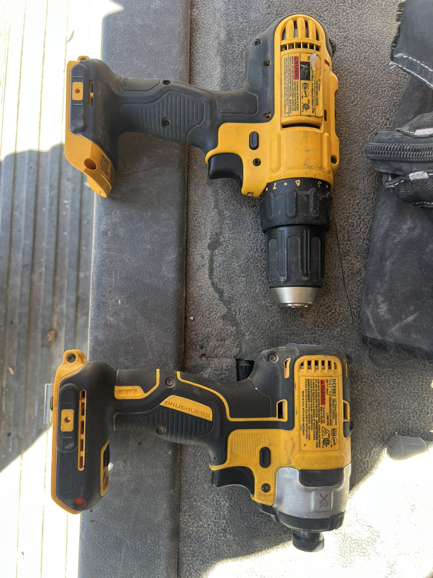 dewalt impact and drill