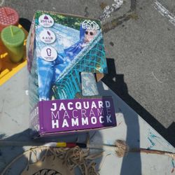 Brand  New Equip Jacquard Maceame Hammock 