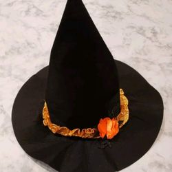 Halloween Witch Costume Hat Kids Size L