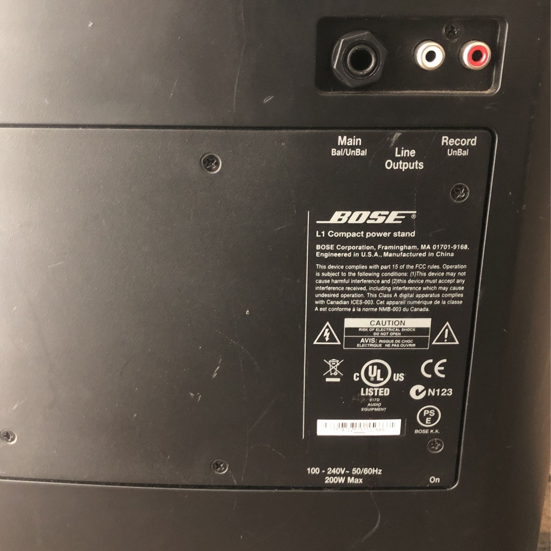 Bose L1 compact power stand