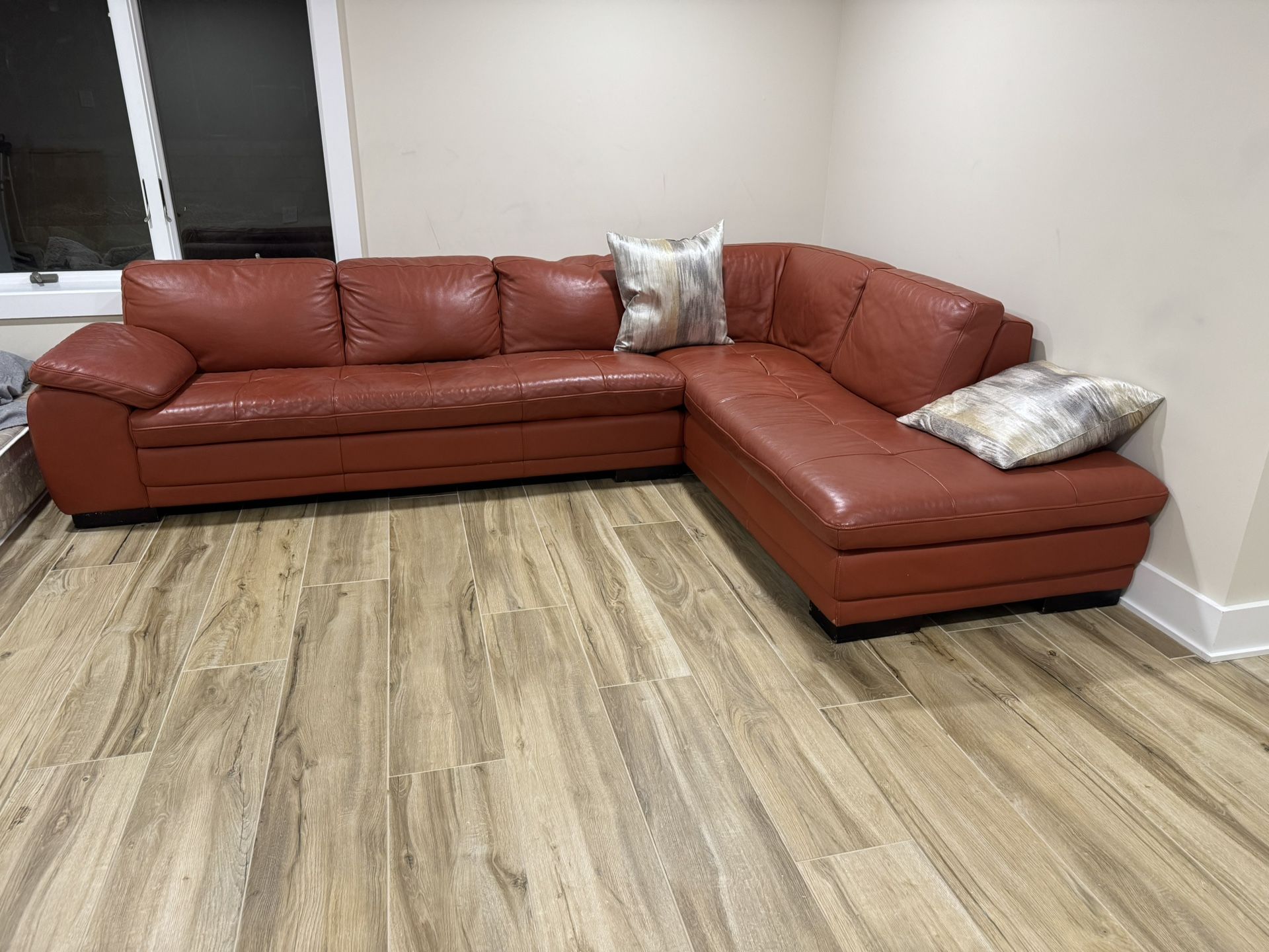 Italian leather sofa