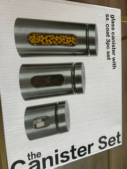 Glass canister set