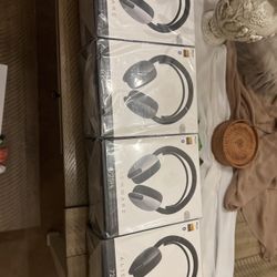 Dell Alienware headphones, black, and silver