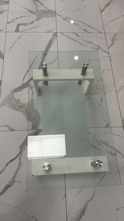 Glass center table
