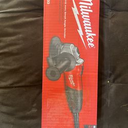 Milwaukee 7 Amp Corded 4-1/2 in. Small Angle Grinder with Sliding Lock-On Switch