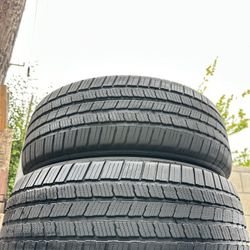 225 55 17 Michelin defender LTX 225/55/17 used tires 225/55R17