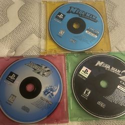 PlayStation 1 Games. Mega Man 1&2 And Mega Man X4