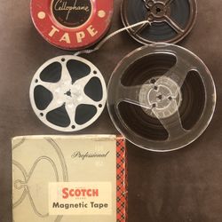Texcel Tape Can With 3-8MM-Film Reels-I Believe They’re Home Movies?