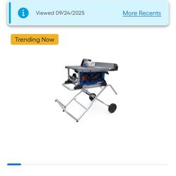 Kobalt 10” Portable Table Saw 