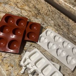 Silicon Molds For Chocolate Bombs And Cakesicles 