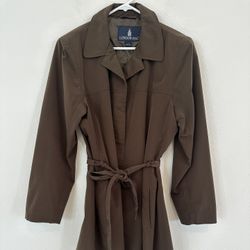 London Fog Women’s Dark Brown Trench Coat